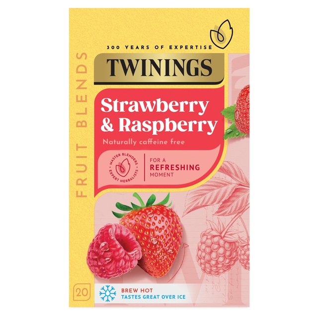 Twinings Strawberry & Raspberry Tea 20 per pack