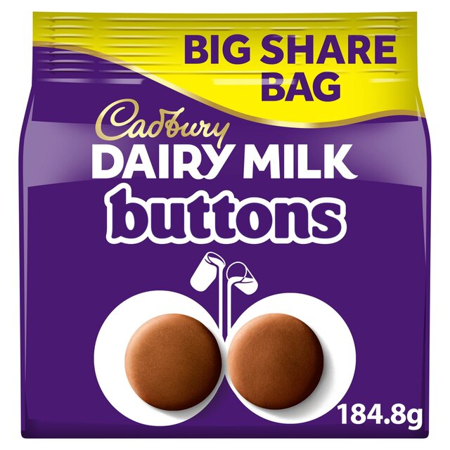 Cadbury Dairy Milk Buttons Chocolate 184.8g