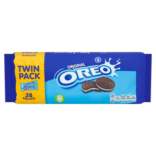 Galletas Sandwich Originales Oreo Vainilla 2 x 145g 