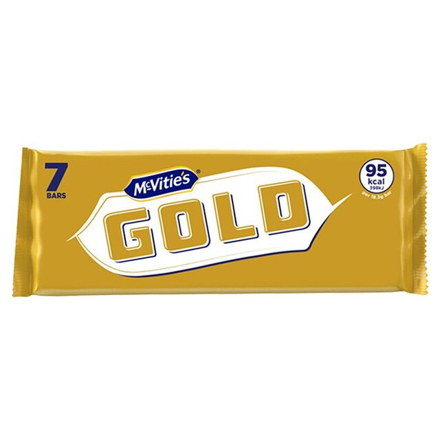 McVitie's Gold Biscuit Bars 7 per pack