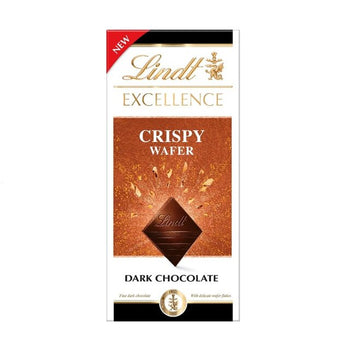 Lindt Excellence Crispy Wafer Dark Chocolate Bar 100g