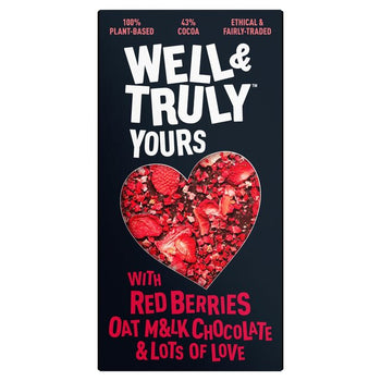 Well&Truly Red Berries Oat M&lk Chocolate 90g