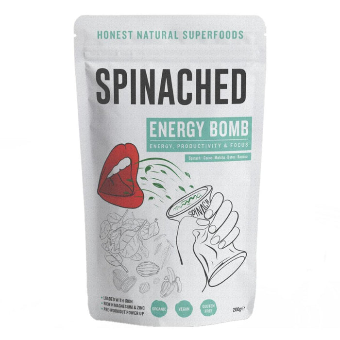 Spinached Organic Energy Bomb Iron Magnesium & Zink Supplement 200g