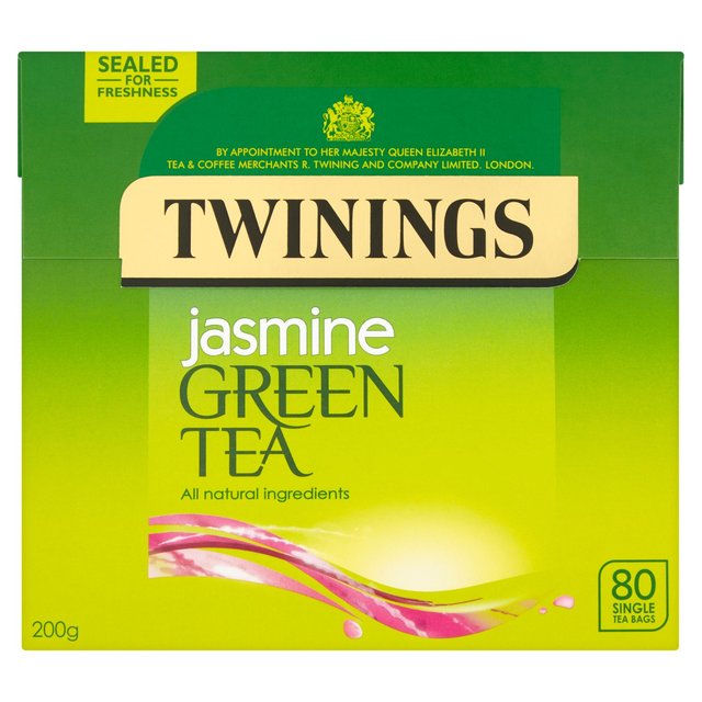 Twinings Jasmine Green Té 80 por paquete