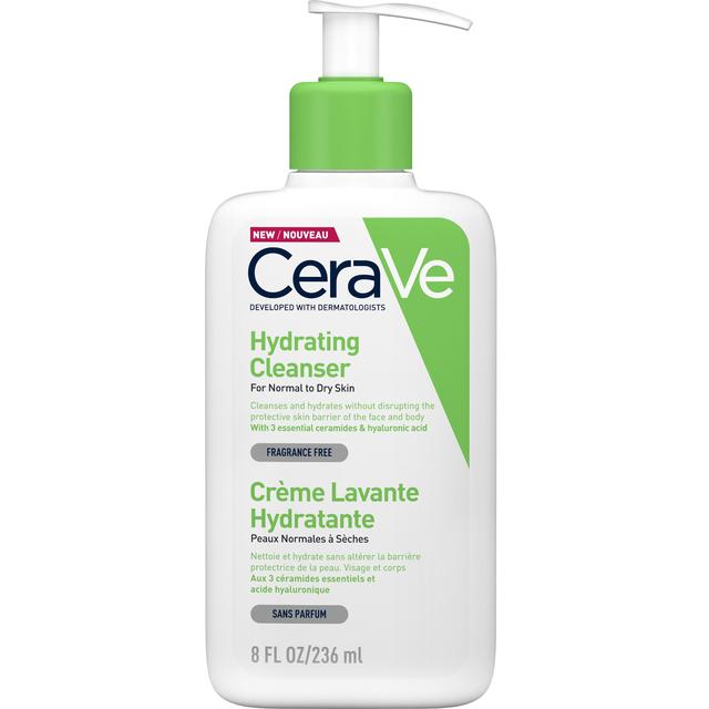 Nettoyant hydratant Cerave avec de l'acide hyaluronique 236 ml