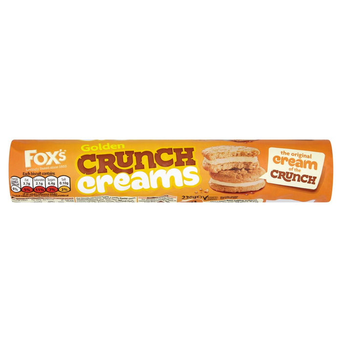 Fox's Golden Crunch Crems 230g