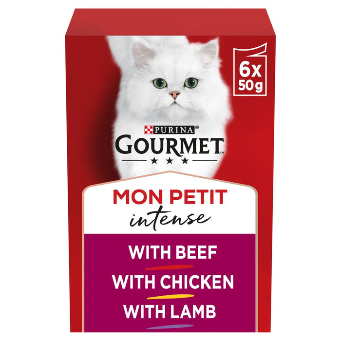 Gourmet Mon Petit Cat Aliments Coup de viande 6 x 50g
