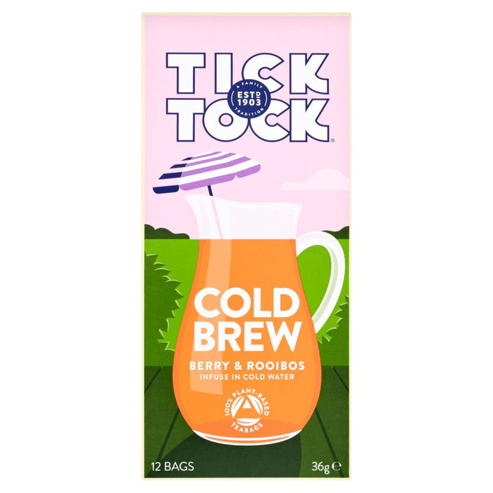 Tick ​​Tock Cold Brew Berry & Rooibos 12 pro Pack