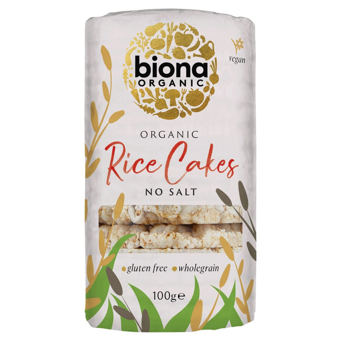 Biona Organic Rice Cakes No Salt 100g