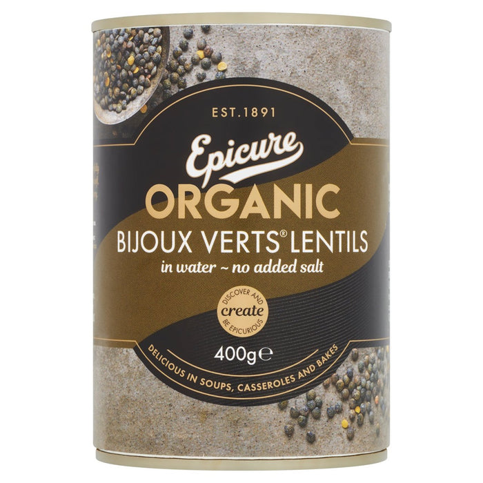 Epicure Organic Bijoux Verts Lentilas 400G