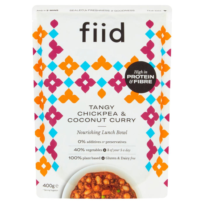 Fiid Tangy Pickpea & Coconut Curry 400G
