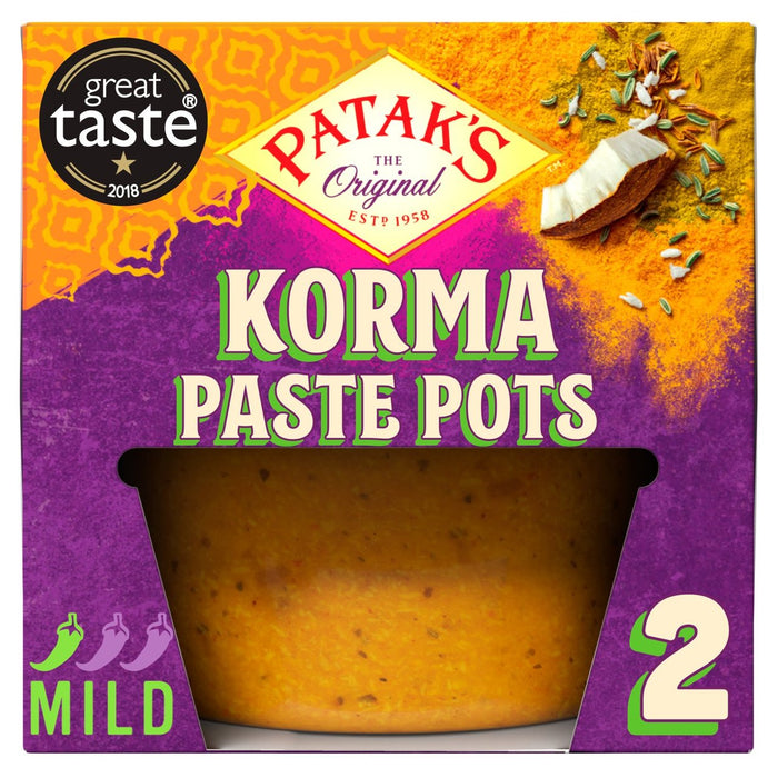 Patak Korma Curry Paste Pot 2 x 70g
